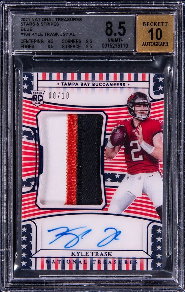 2021 Panini National Treasures Kyle Trask #164 card image