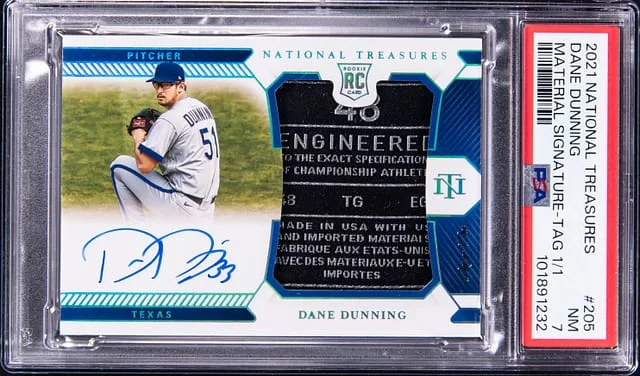 2021 Panini National Treasures Material Signatures Laundry #no-number card image