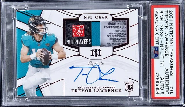 2021 Panini National Treasures NFL Gear #no-number card image