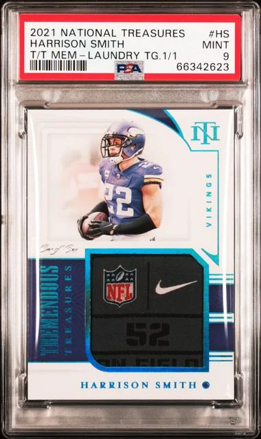 2021 Panini National Treasures Tremendous Treasures Memorabilia Laundry #no-number card image