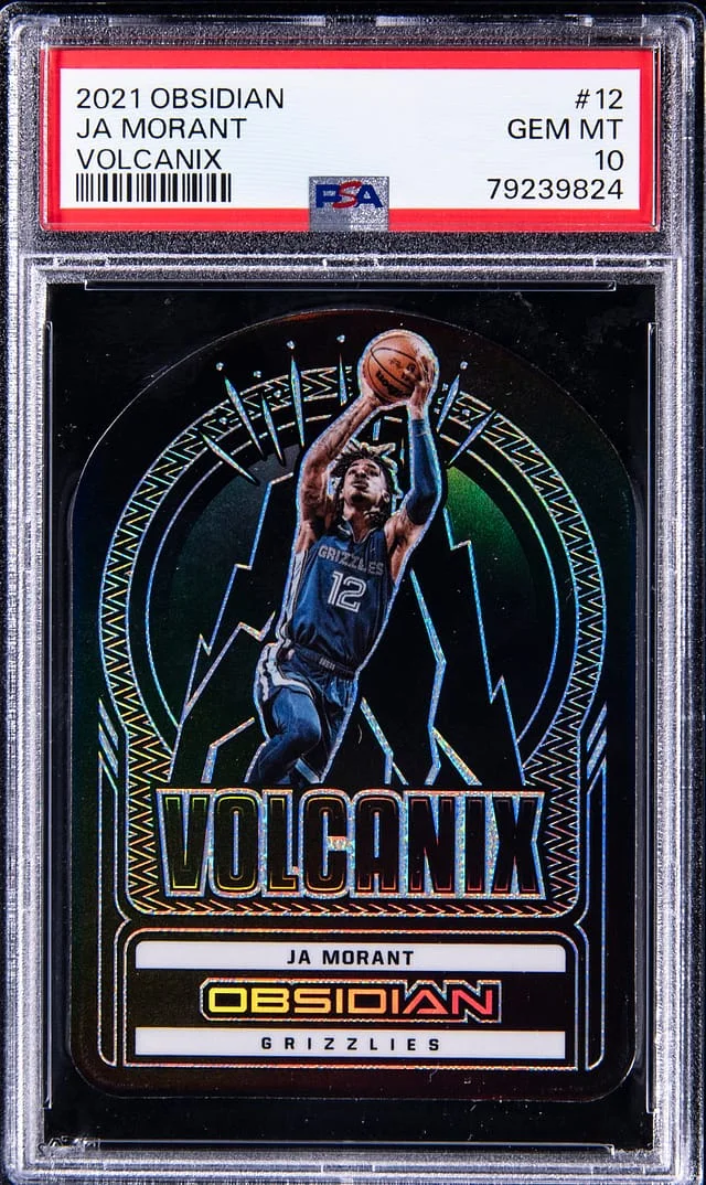 2021 Panini Obsidian Ja Morant Volcanix #12 card image