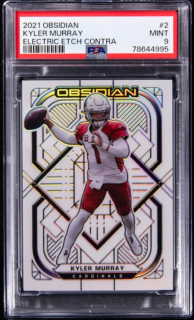 2021 Panini Obsidian Kyler Murray Electric Etch Contra #2 card image