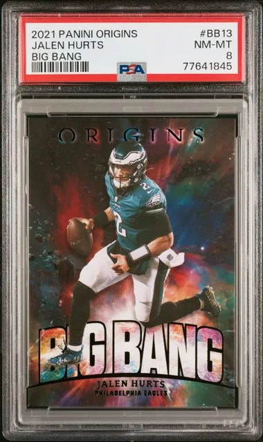 2021 Panini Origins Jalen Hurts Big Bang #Bb13 card image