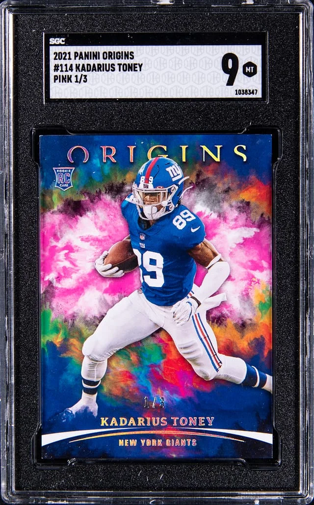 2021 Panini Origins Kadarius Tony Pink #114 card image