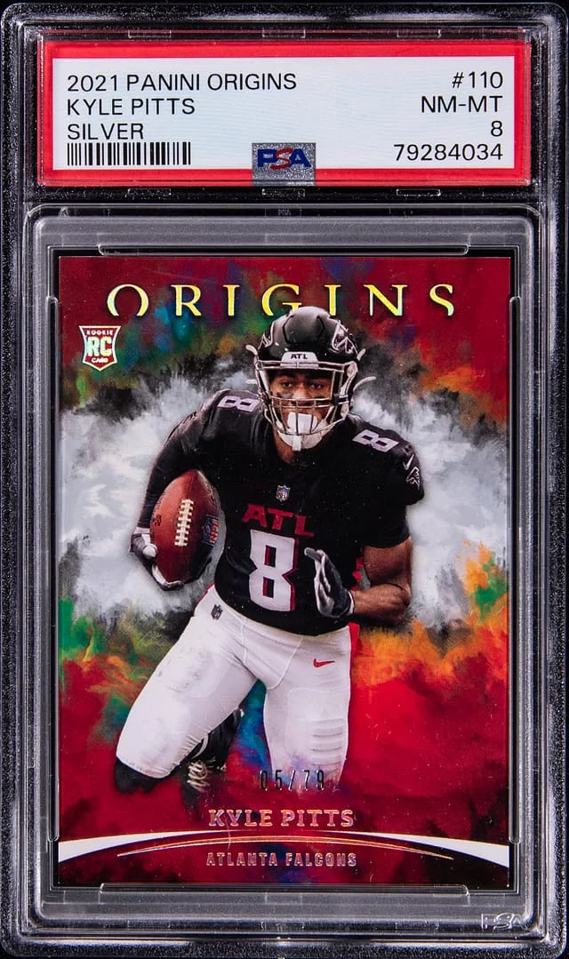 2021 Panini Origins Kyle Pitts Silver #110 card image