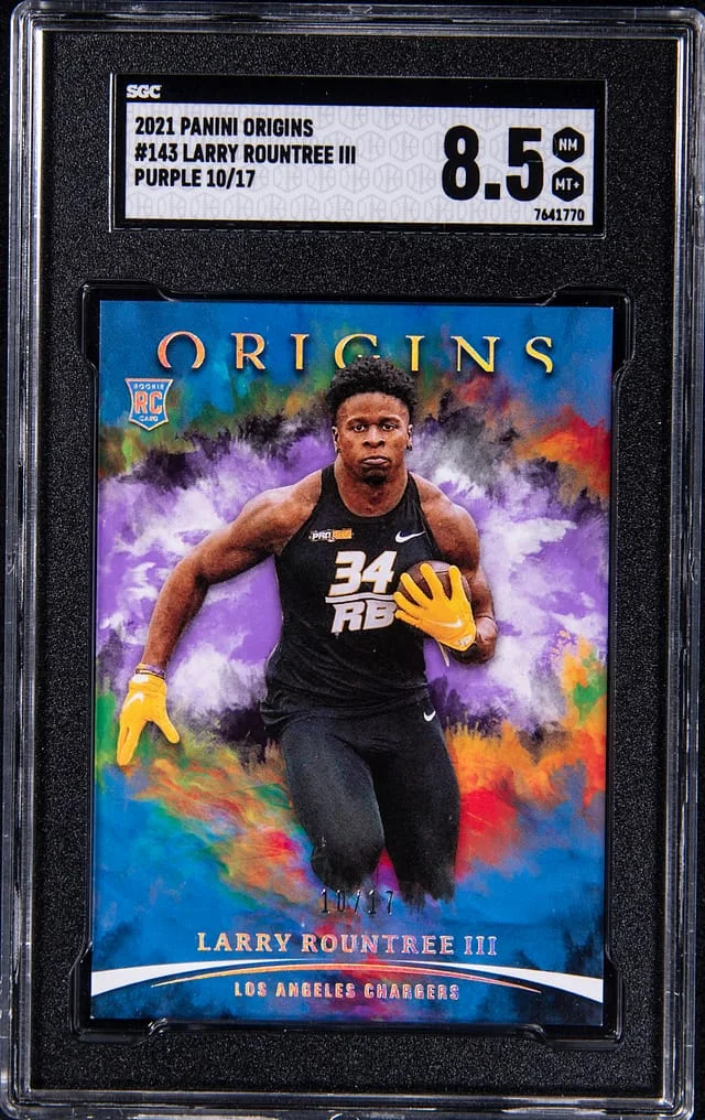2021 Panini Origins Larry Roundtree III Purple #143 card image