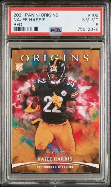 2021 Panini Origins Najee Harris Red #109 card image