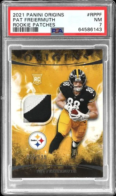 2021 Panini Origins Pat Freiermuth Patches #RPPF card image