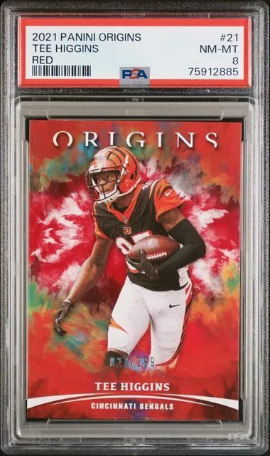 2021 Panini Origins Tee Higgins Red #21 card image
