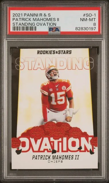 2021 Panini Patrick Mahomes II Rookies & Stars Standing Ovation #So-1 card image