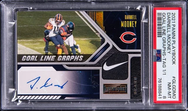 2021 Panini Playbook Goal Line Graphs #no-number card image