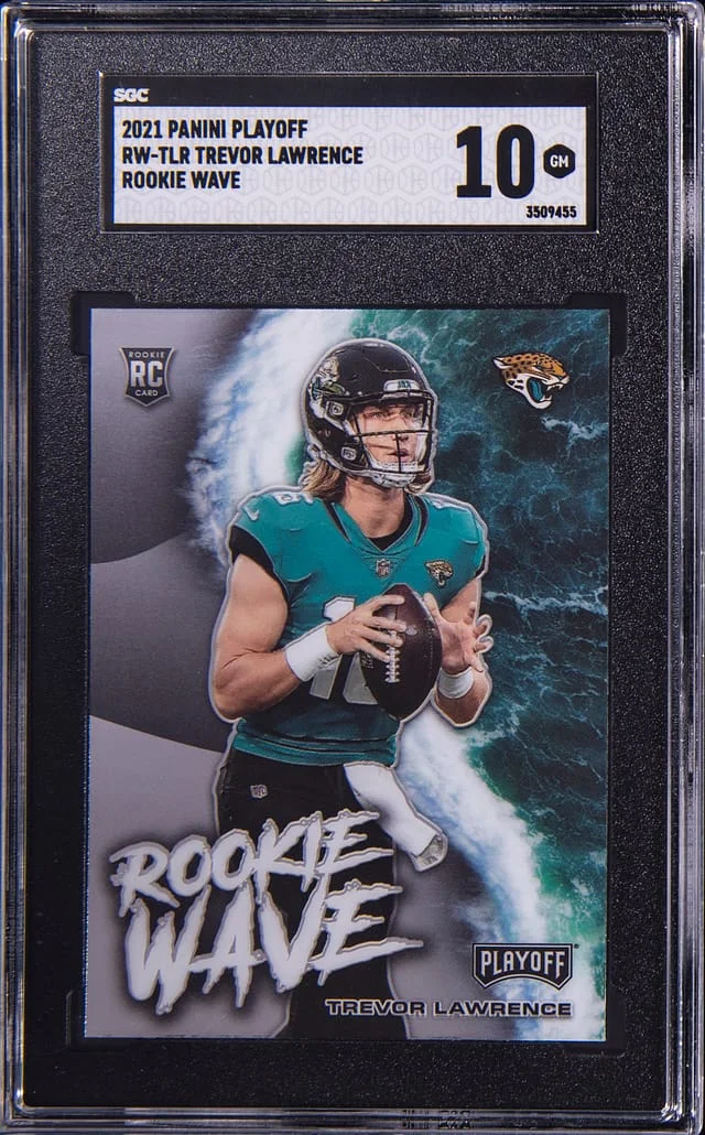 2021 Panini Playoff Trevor Lawrence Wave #RW-TLR card image