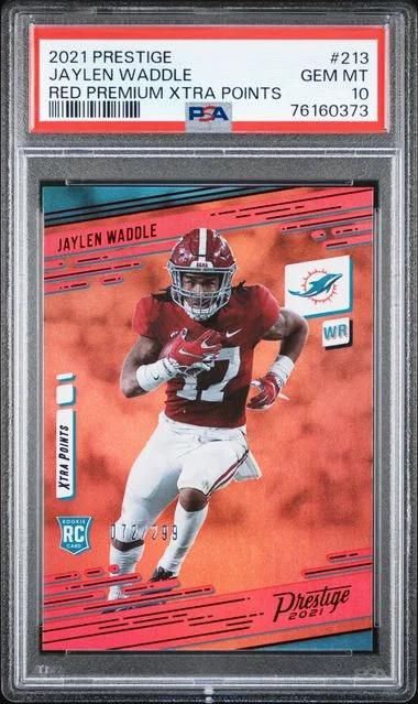 2021 Panini Prestige Jaylen Waddle #213 card image