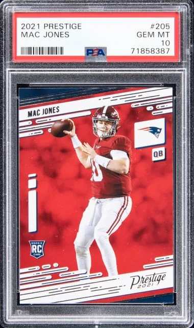 2021 Panini Prestige Mac Jones #205 card image