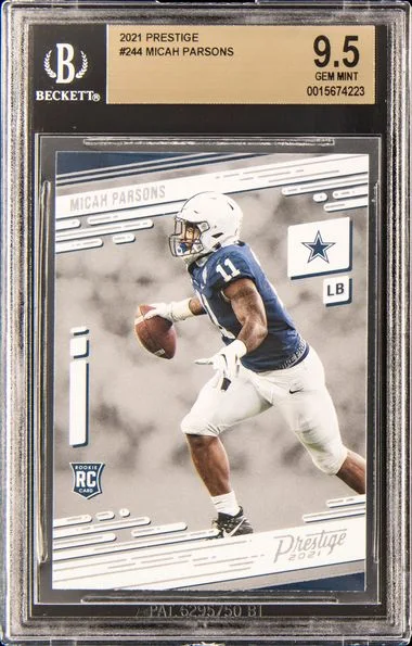 2021 Panini Prestige Micah Parsons #244 card image