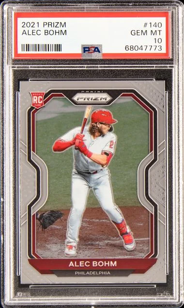 2021 Panini Prizm Alec Bohm #140 card image