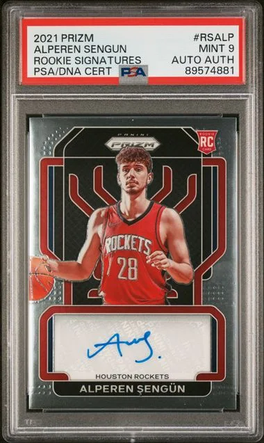 2021 Panini Prizm Alperen Sengun Signatures #RSALP card image
