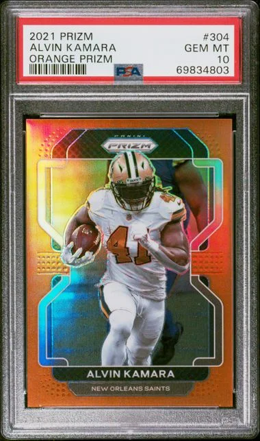 2021 Panini Prizm Alvin Kamara #304 card image