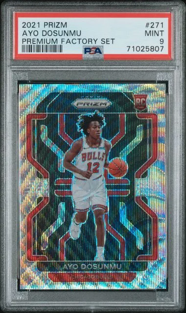 2021 Panini Prizm Ayo Dosunmu Premium Factory Set #271 card image