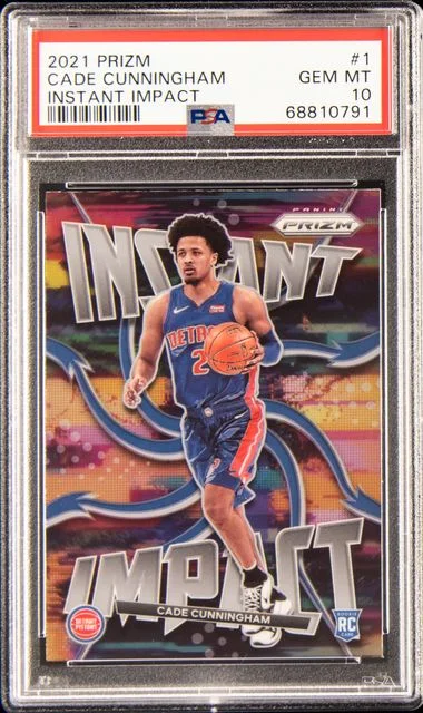 2021 Panini Prizm Cade Cunningham Instant Impact #1 card image