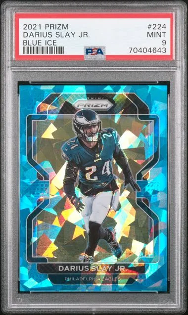 2021 Panini Prizm Darius Slay Jr. Blue Ice #224 card image