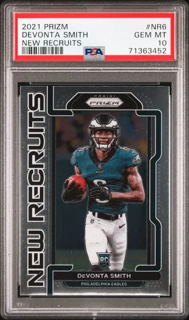 2021 Panini Prizm DeVonta Smith New Recruits #NR-6 card image