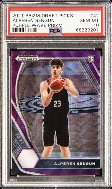 2021 Panini Prizm Draft Picks Alperen Sengun #42 card image