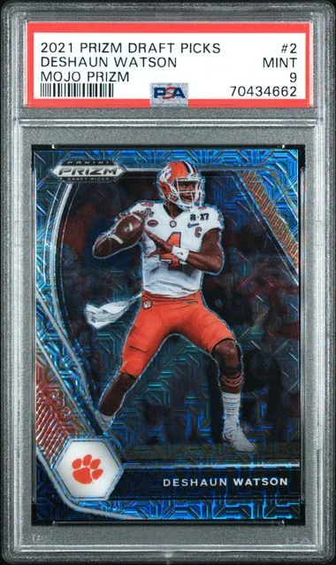 2021 Panini Prizm Draft Picks Deshaun Watson Mojo Prizm #2 card image