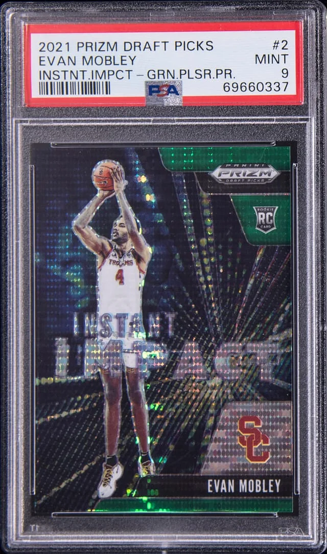 2021 Panini Prizm Draft Picks Evan Mobley Red Ice Prizm #2 card image