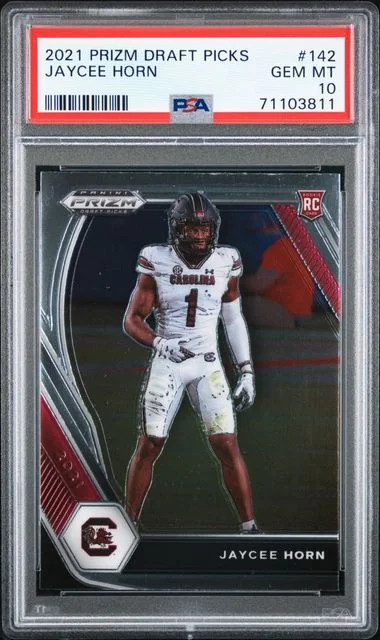 2021 Panini Prizm Draft Picks Jaycee Horn #142 card image