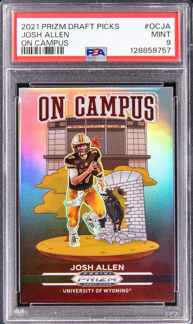 2021 Panini Prizm Draft Picks Josh Allen On Campus #OC-JA card image