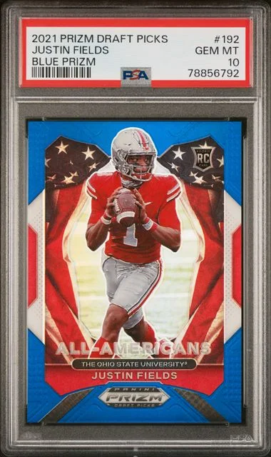 2021 Panini Prizm Draft Picks Justin Fields #192 card image