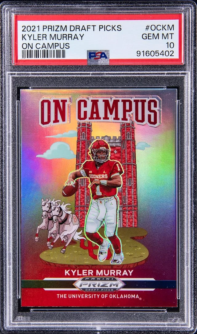 2021 Panini Prizm Draft Picks Kyler Murray On Campus #OCKM card image