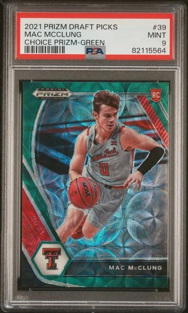 2021 Panini Prizm Draft Picks Mac Mcclung Choice Prizm-Green #39 card image