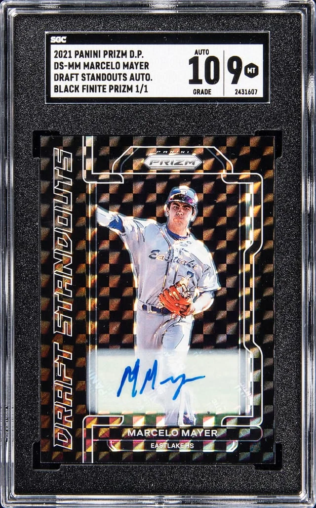 2021 Panini Prizm Draft Picks Marcelo Mayer Draft Standouts Black Finite #DS-MM card image