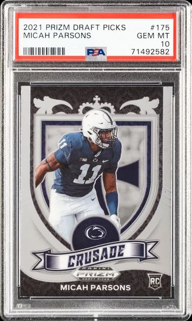 2021 Panini Prizm Draft Picks Micah Parsons #175 card image
