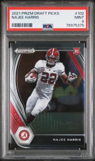 2021 Panini Prizm Draft Picks Najee Harris #102 card image