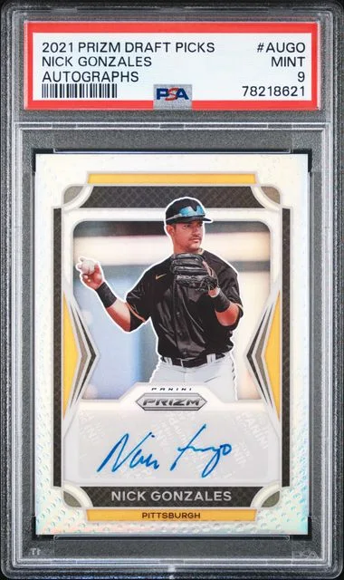 2021 Panini Prizm Draft Picks Nick Gonzales Autograph #AUGO card image