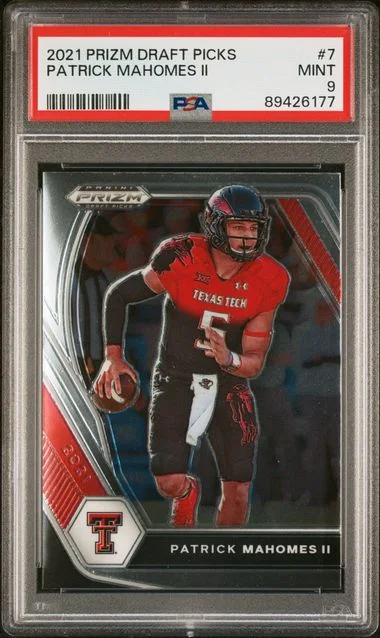 2021 Panini Prizm Draft Picks Patrick Mahomes II #7 card image