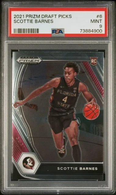 2021 Panini Prizm Draft Picks Scottie Barnes Flashback #6 card image