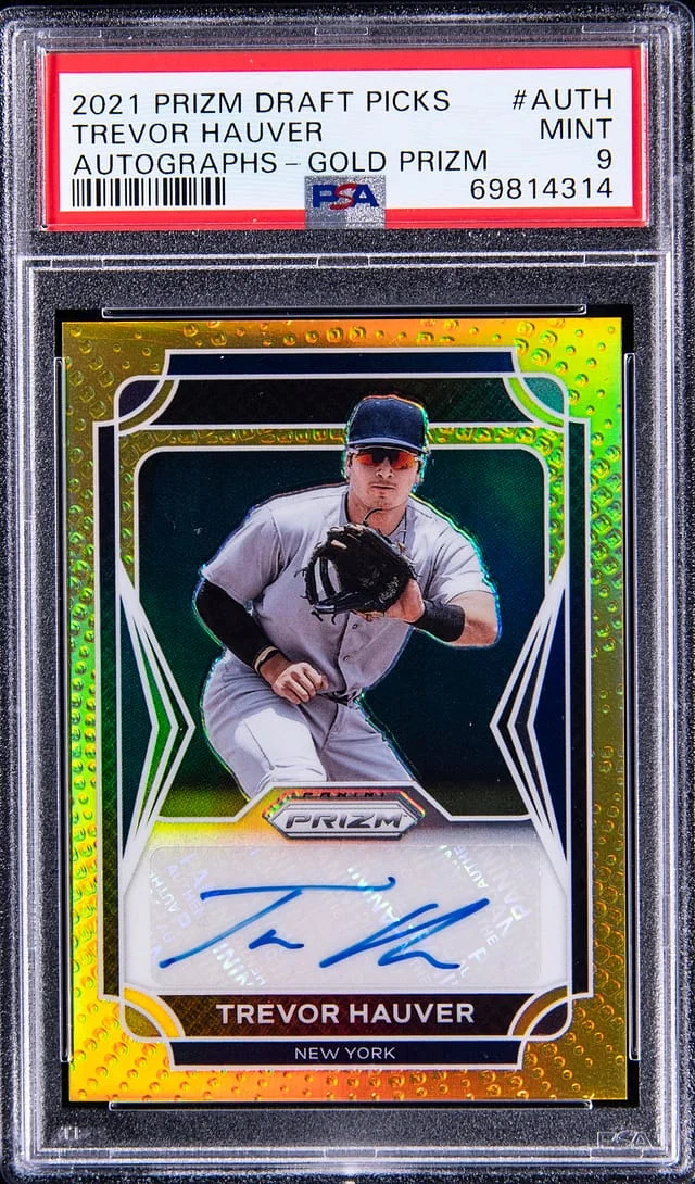 2021 Panini Prizm Draft Picks Trevor Hauver Autographs Gold Prizm #AUTH card image