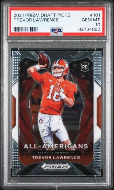 2021 Panini Prizm Draft Picks Trevor Lawrence #181 card image