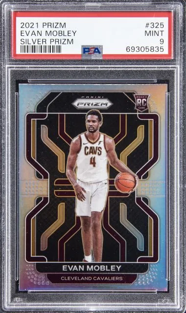 2021 Panini Prizm Evan Mobley Silver Prizm #325 card image
