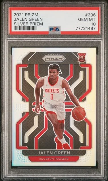 2021 Panini Prizm Jalen Silver Prizm #306 card image