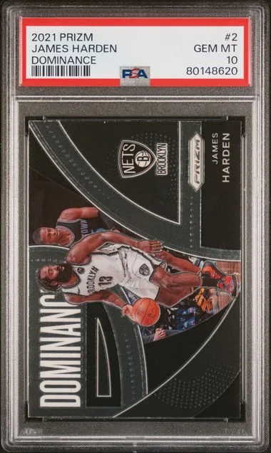 2021 Panini Prizm James Harden Dominance #2 card image