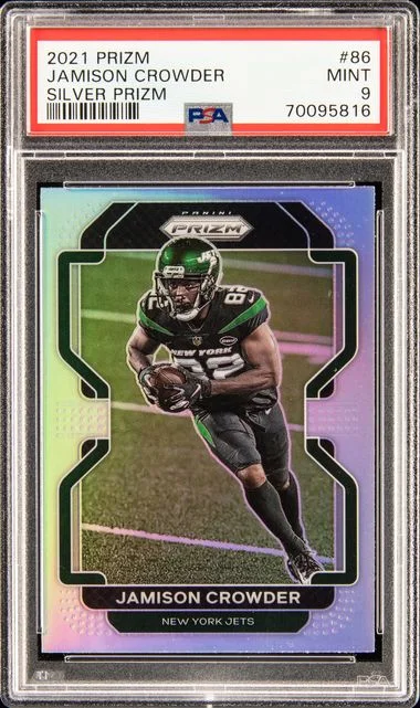 2021 Panini Prizm Jamison Crowder Silver Prizm #86 card image