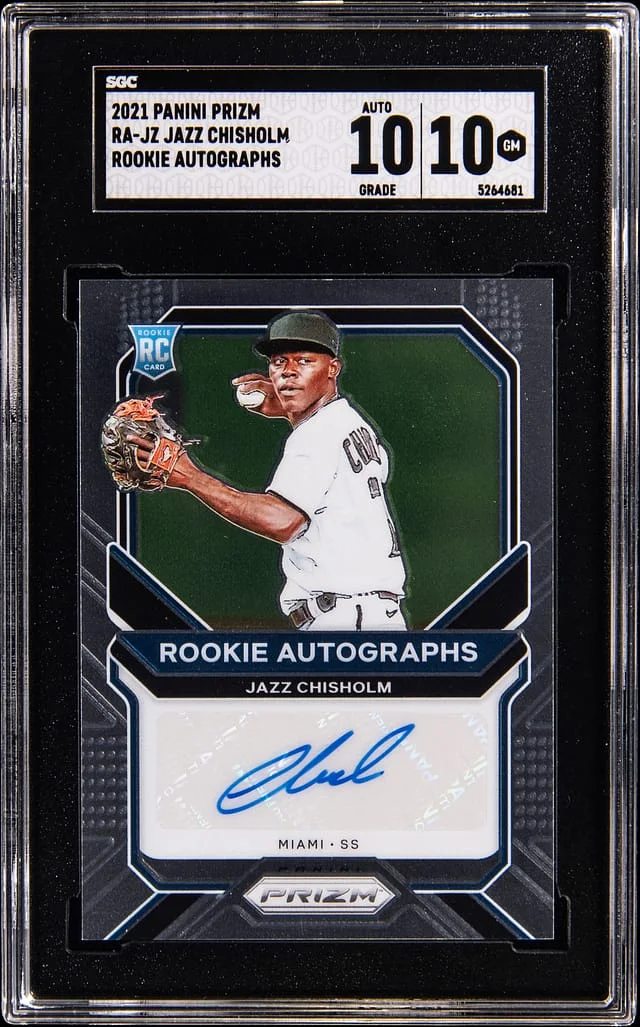 2021 Panini Prizm Jazz Chisholm Autograph #RA-JZ card image