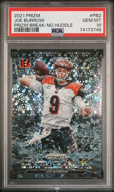 2021 Panini Prizm Joe Burrow Prizm Break #PB2 card image