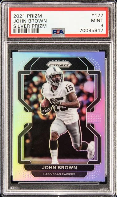 2021 Panini Prizm John Brown Silver Prizm #177 card image