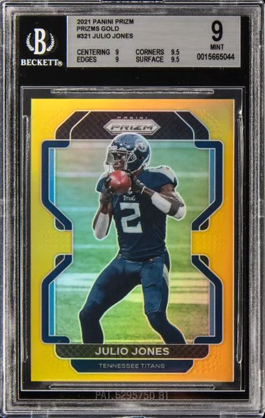 2021 Panini Prizm Julio Jones Gold Prizm #321 card image